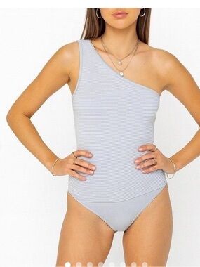 Abercrombie & Fitch Women's Blue Bodysuit